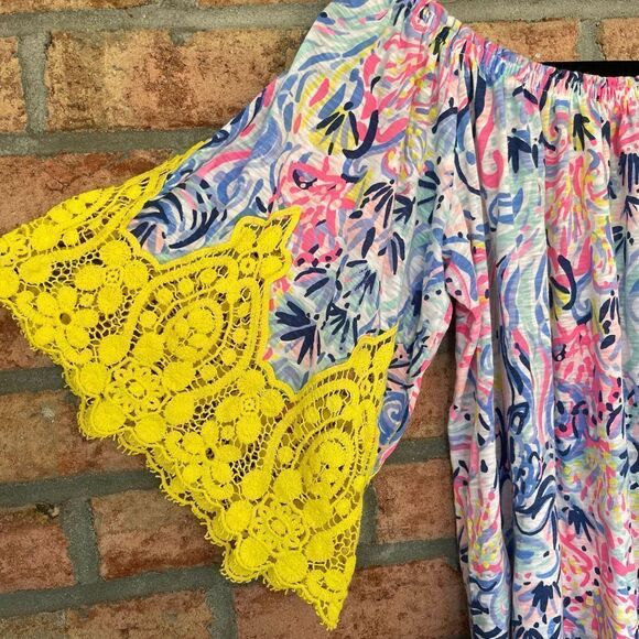 Lilly Pulitzer Zaylee Off the Shoulder Blouse S - Picture 6 of 6